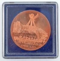 Bozó Gyula (1913-2004) 1994. "Esztergomi Egyházmegyei zsinat" Br emlékérem dísztokban (42,...