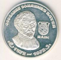 NSZK 1972. "400 éves Johannes Bayer" Ag 26,1g T:PP