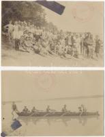 1913 Amatőr Gyűjtők és Sportolók Egyesülete - 5 db eredeti fotó nyaralásról