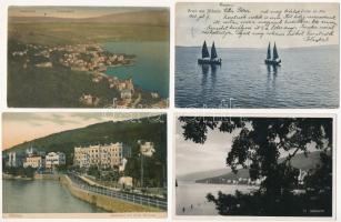 Abbazia, Opatija; 6 db régi képeslap / 6 pre-1945 postcards