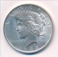 Amerikai Egyesült Államok 1923. 1$ Ag Béke T:1- USA 1923. 1 Dollar Ag Peace C:AU Krause KM#150