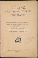 cca 1935 Dr. Kogutowicz Károly: Atlasz a magyar történelem tanításához, kiadja: Magyar Földrajzi Intézet Rt., 21p