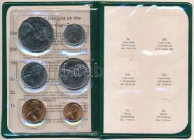 Ausztrália 1982. 1c-50c (6xklf) forgalmi szett zöld "XII Commonwealth Games Brisbane" műbő...