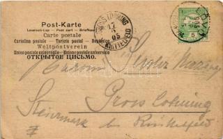 1905 Lövő (Sopron), templom, iskola, kápolna (EK)