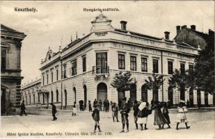 1907 Keszthely, Hungária szálloda. Mérei Ignác kiadása 290. 1906.