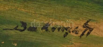 Bakonyi Gy. jelzéssel (ill. jelzés nélkül): Erdei tó, 2 db. Olaj, karton, kisebb felületi sérülésekk...