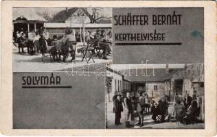 1941 Solymár, Schäffer Bernát kerthelyisége, vendéglő, étterem