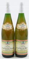 1981 Badarcsony, Ungarn Plattenseer Gewürztraminer 1981 Export Monimpex Budapest, Nemesgulácsi Tramini, 2 bontatlan palack fehér bor, pincében, szakszerűen tárolt, 11-12%, 0,7 lx2