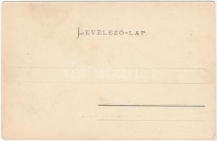 Keszthely, Petróleum vitorlás a Balatonon. Mérei Ignác kiadása 133. 1902