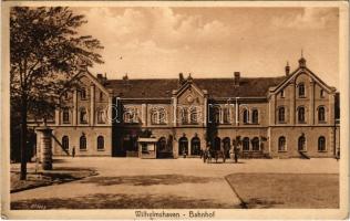 1914 Wilhelmshaven, Bahnhof / railway station (small tear)