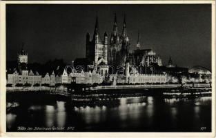 1938 Köln, Cologne; im Scheinwerferlicht / illuminated at night (EK)