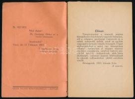 Krausz József: Hazaszeretet és Vallás. Hatvan, 1933., Végh Dezső, 41 p