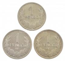 1927. 1P Ag + 1939. 1P Ag (2x) kapszulában T:1--2- patina, ph
Adamo P6