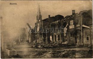 Rouvres / WWI German military, ruined town (EB)