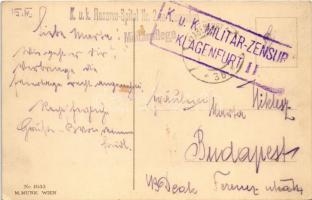 Herzliche Ostergrüsse! / Easter greeting art postcard. M. Munk Wien Nr. 1053. + "K.u.K. Reserve...