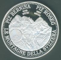 Svájc DN "Piz Bernina, Piz Roseg" Ag 31,1g T:PP