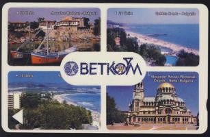Telefonkártyák: Bulgária BETKOM használatlan telefonkártya