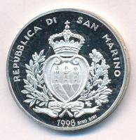 San Marino 1998. 5000L Ag "Európa az új évezredben" forgalomba nem került emlékérme T:PP u...