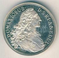 NSZK 1981. Régi német tallér modern utánverete Ag 20,1g T:PP