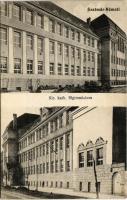 1913 Szatmárnémeti, Satu Mare; Királyi katolikus főgimnázium. Reizer János kiadása / school