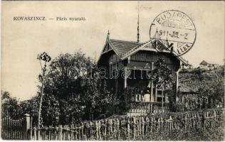 1911 Kovászi, Kovaszinc, Covasint; Páris nyaraló, szőlőhegy. Weisz Rudolf és Társa kiadása / villa, ...