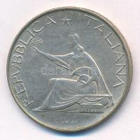Olaszország 1961. 500L Ag "Olasz egység századfordulója" T:1-,2 patina 
Italy 1961. 500 L...