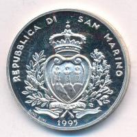 San Marino 1995. 1000L Ag "Olimpia, 1996" forgalomba nem került emlékérme T:PP ujjlenyomat...