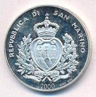 San Marino 2000. 5000L Ag "2000. Szentév: Első Szentévi jubileum" forgalomba nem került em...