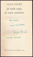 Fejes Endre: Jó estét nyár, jó estét szerelem. A szerző, Fejes Endre (1923-2015) által Major Anna (1...