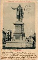 1901 Marosvásárhely, Targu Mures; Kossuth szobor. Bogdánffy István kiadása / statue (EK)