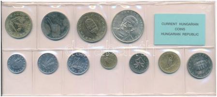 1994. 10f-200Ft (11xklf) érmés forgalmi sor fóliatokban T:1