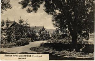 Alváca-gyógyfürdő, Vata de Jos (Hunyad); fürdőtelepi pavilonok. Adler fényirda 1910. 2631. / spa pavilions (EK)