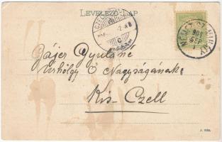 1904 Nagyszentmihály, Németszentmihály, Grosspetersdorf; Graf István vendégfogadója, Huber József ve...