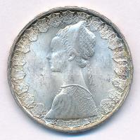 Olaszország 1966R 500L Ag "Kolumbusz hajói" T:1- patina Italy 1966R 500 Lire Ag "Colu...