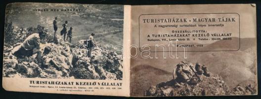 Turistaházak - Magyar tájak. Bp., 1958. Kiadói papírkötés, kopottas állapotban