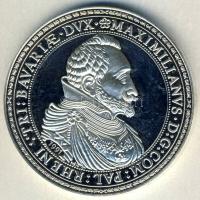 NSZK 1991. Régi német tallér modern utánverete Ag 25g T:PP