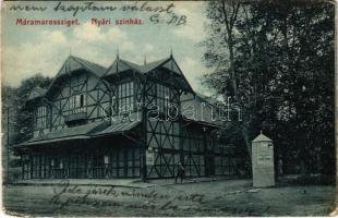 1911 Máramarossziget, Sighetu Marmatiei; Nyári színház. Wizner és Dávid / summer theatre (EK)