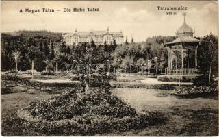 1916 Tátralomnic, Tatranská Lomnica (Magas-Tátra, Vysoké Tatry); szálló. Kuszmann Gyula 186-1916. / hotel (EK)