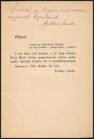 Birkhus Sándor: Első hajtás. - - versei. A szerző, Birkhus Sándor által DEDIKÁLT példány. Benne a sz...