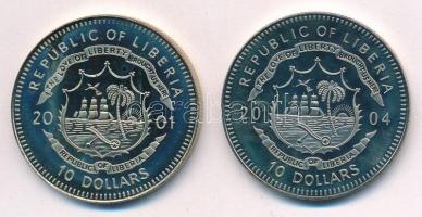 Libéria 2001. 10$ Cu-Ni "Szabadság pillanatai - A keresztényüldözés vége - 313" multicolor...