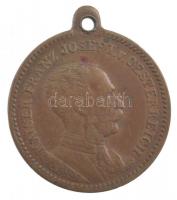 Osztrák-Magyar Monarchia 1914. "I. Ferenc József / Nemzetek háborúja" bronz patrióta medál...