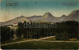 1913 Tátra, Magas-Tátra, Vysoké Tatry; Strbské pleso / Csorbatónál