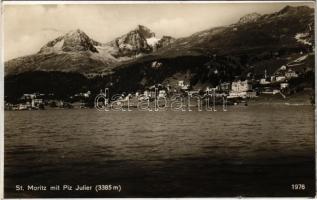 1934 St. Moritz, Sankt Moritz; mit Piz Julier (EK)