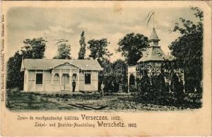 1902 Versec, Werschetz, Vrsac; Ipar- és Mezőgazdasági kiállítás. Daikovits fényképész kiadása / Lokal- und Bezirks-Ausstellung / Industry and Agriculture Exhibition (EK)