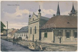 1913 Szászváros, Broos, Orastie; zsinagóga. Weisz Dezső kiadása / synagogue (EK)