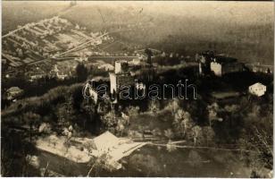 Obernai, castle ruins. Charles Jaeck photo (glue marks)