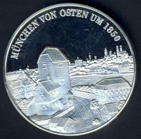 NSZK 1990. "1200 éves München-Giesing" Ag 20g T:PP