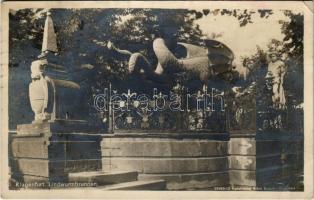 1914 Klagenfurt (Kärnten), Lindwurmbrunnen / fountain (EB)