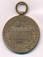 1898. "Jubileumi Emlékérem Polgári Állami Alkalmazottak Számára / Signum memoriae (AVST)" ...