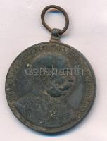 1898. Jubileumi Emlékérem a Fegyveres Erő Számára / Signum memoriae (AVSTR) fém kitüntetés mellszalag nélkül T:2- patina Hungary 1898. Commemorative Jubilee Medal for the Armed Forces metal decoration without ribbon C:VF patina NMK 249.